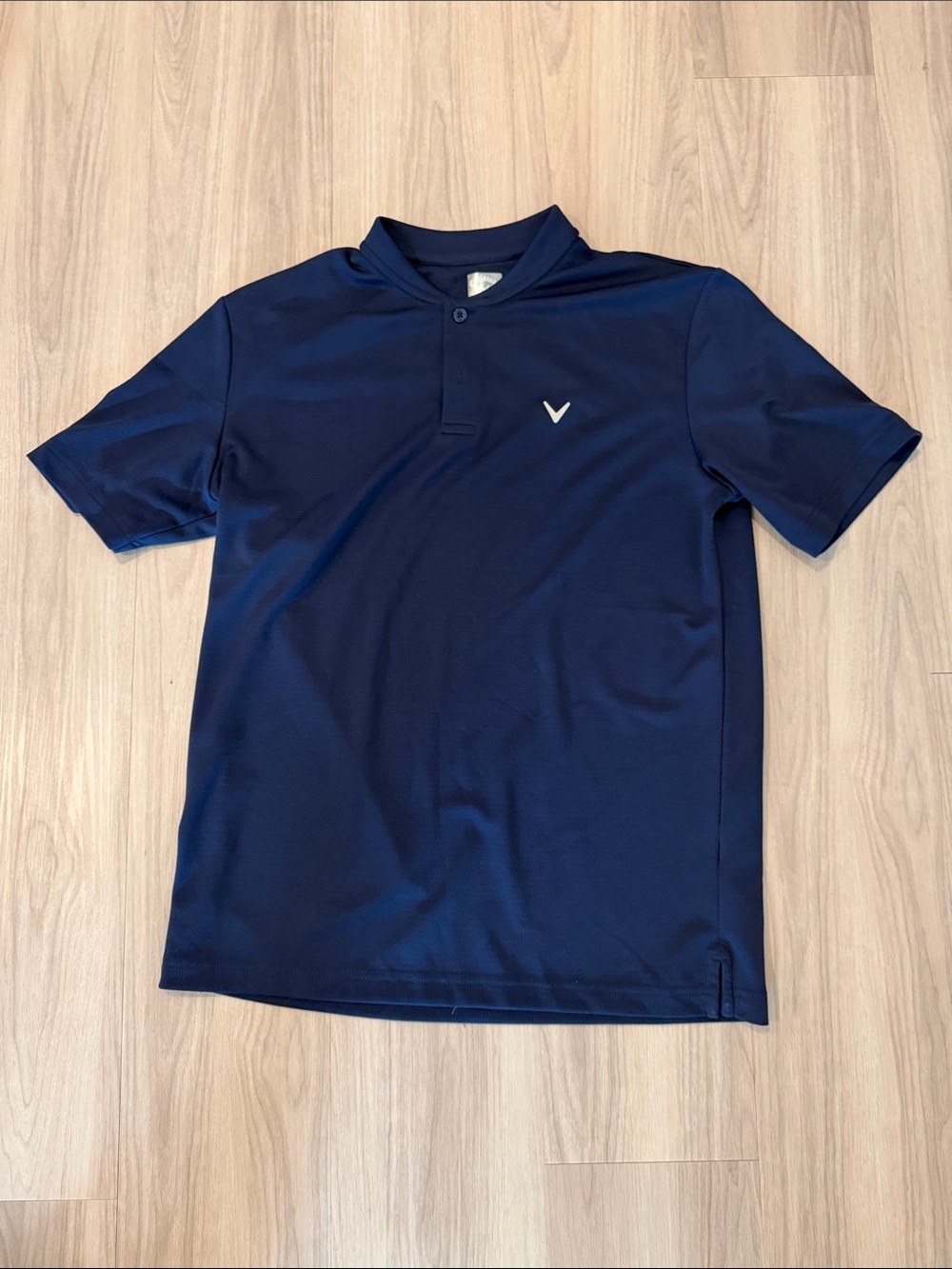 Callaway Navy Short-Sleeve Golf Polo with Subtle Logo